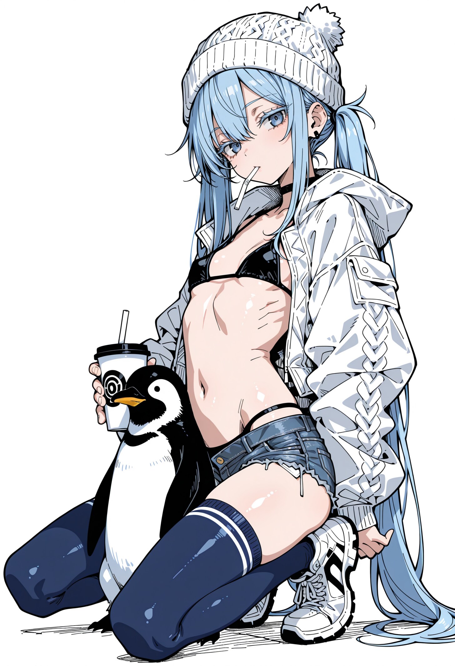 ペンギンと ②