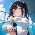透け競泳水着 8枚目