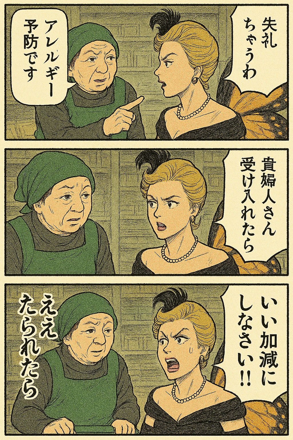 蝶々夫人の対処法