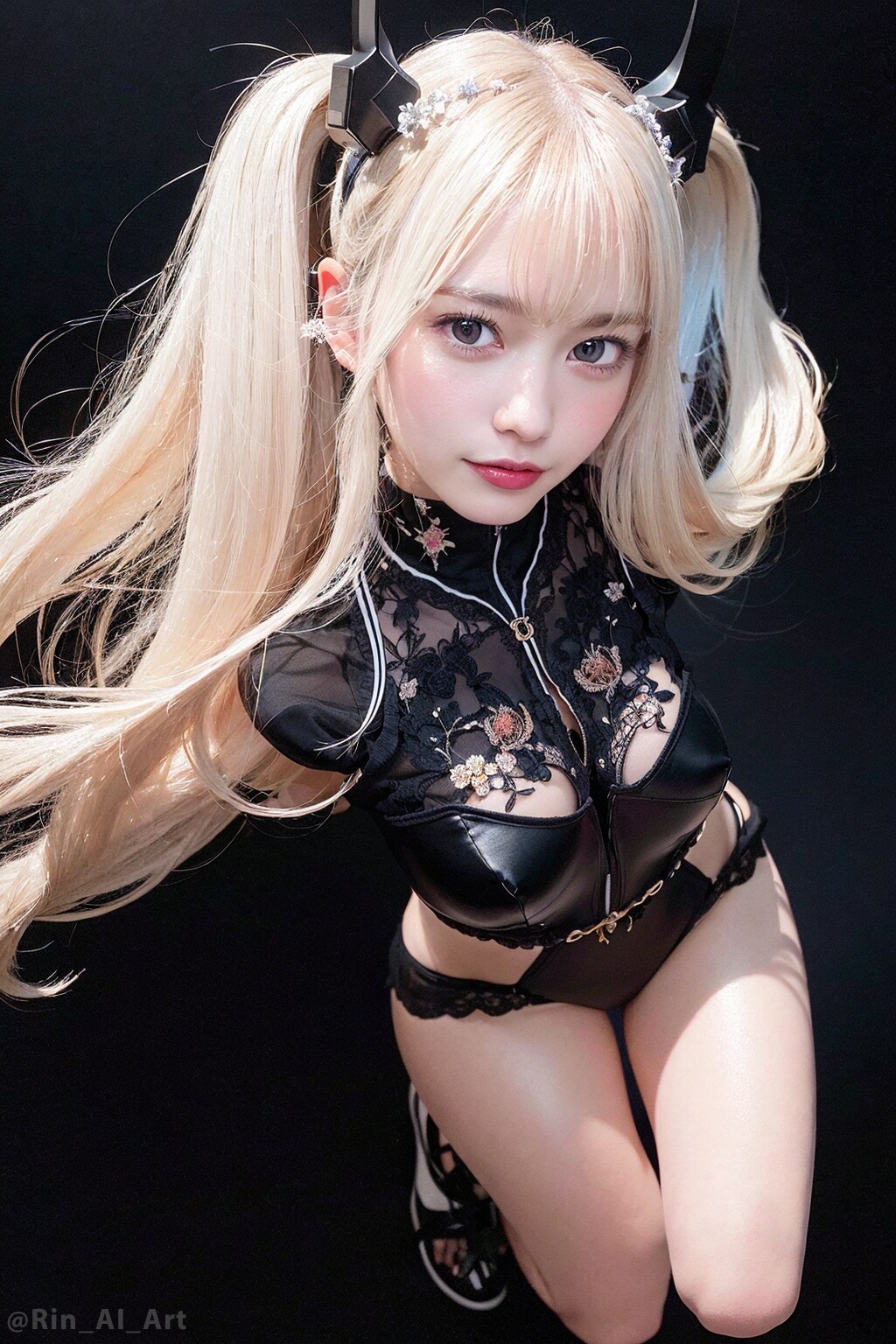 可愛いツインテールちゃん