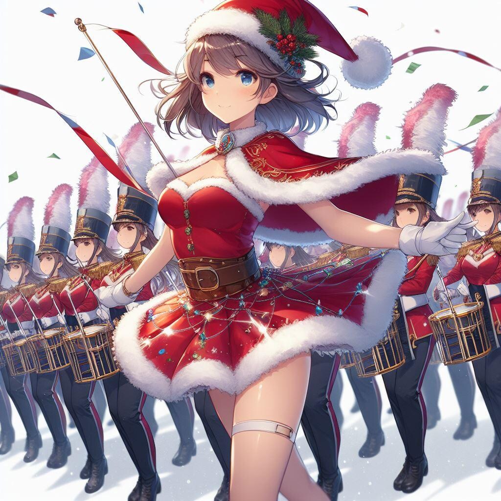 サンタガールマーチング1