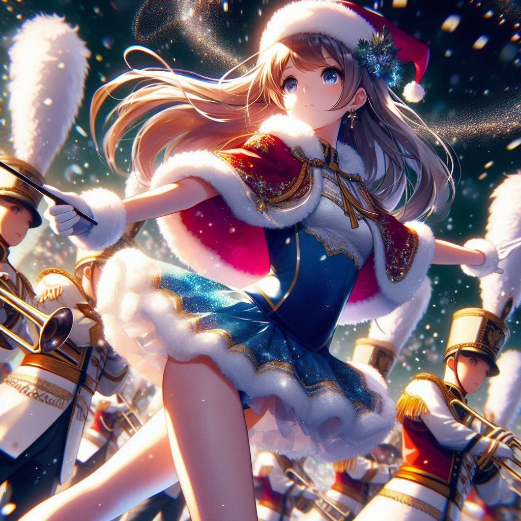 サンタガールマーチング1