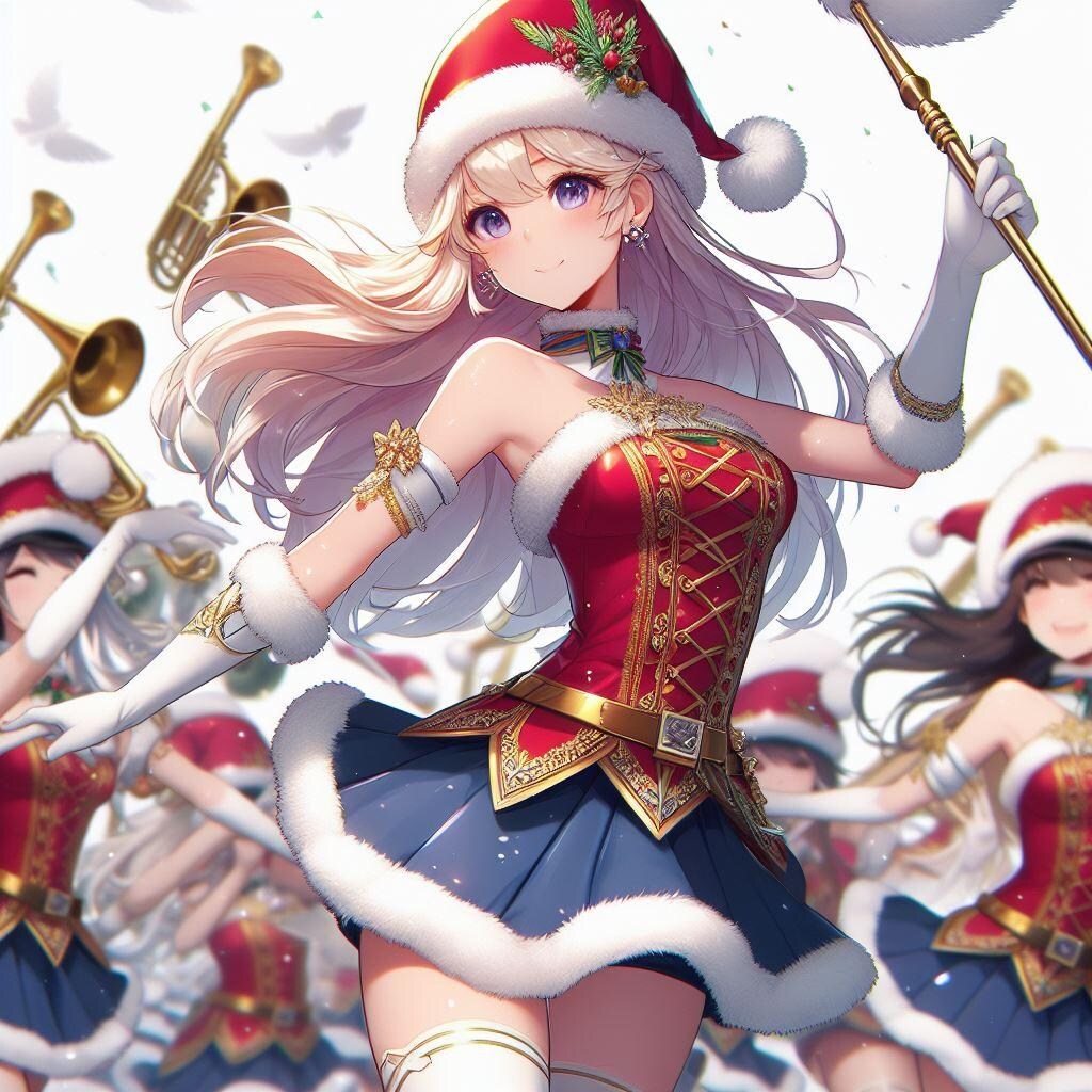サンタガールマーチング1