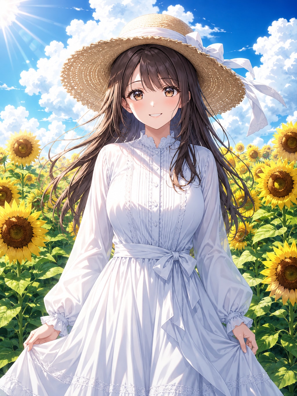ひまわり畑　2枚