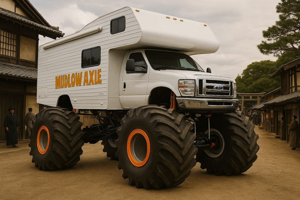 モンスタートラックキャンピングカー