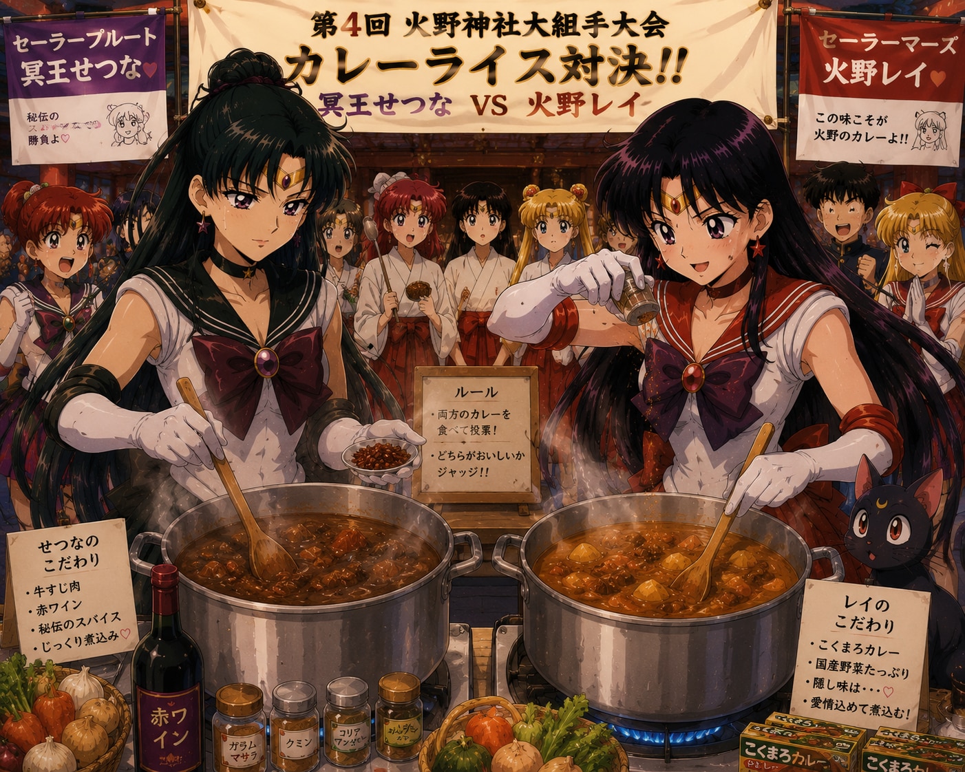 第4回 火野神社大組手大会　いきなりのカレー対決 | の人気AIイラスト・グラビア
