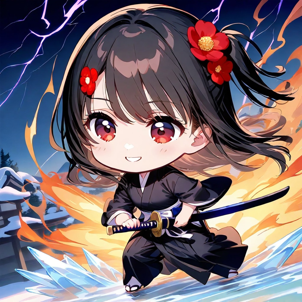 ミニトキヒメ(全属性魔法剣) | の人気AIイラスト・グラビア