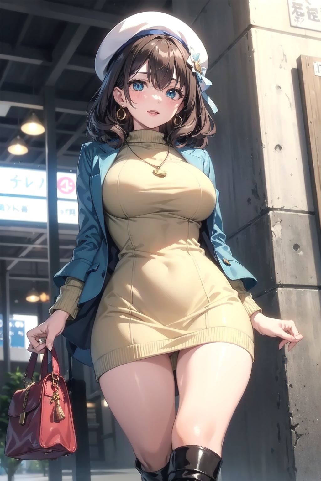 ニット3 | の人気AIイラスト・グラビア