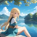 静かな湖畔のエルフさん 2枚目