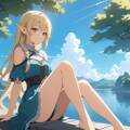 静かな湖畔のエルフさん 6枚目