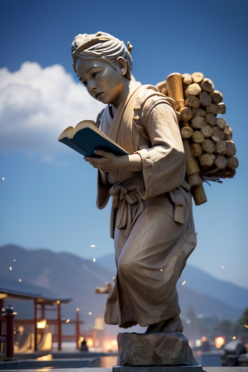 読書家の像