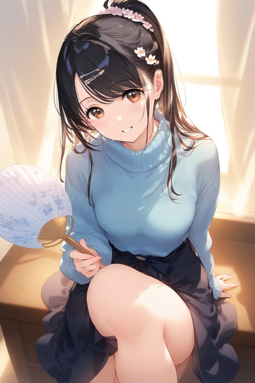 「暑いね〜♪🥰✨」