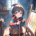 芸術家の少女 4枚目