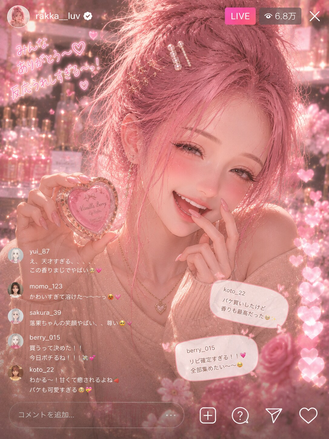 落果ちゃんは、この甘い毒で世界中を惑わせる | の人気AIイラスト・グラビア