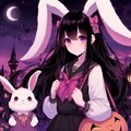 うさぎとハロウィンのうちの子★その1(6枚) 3枚目