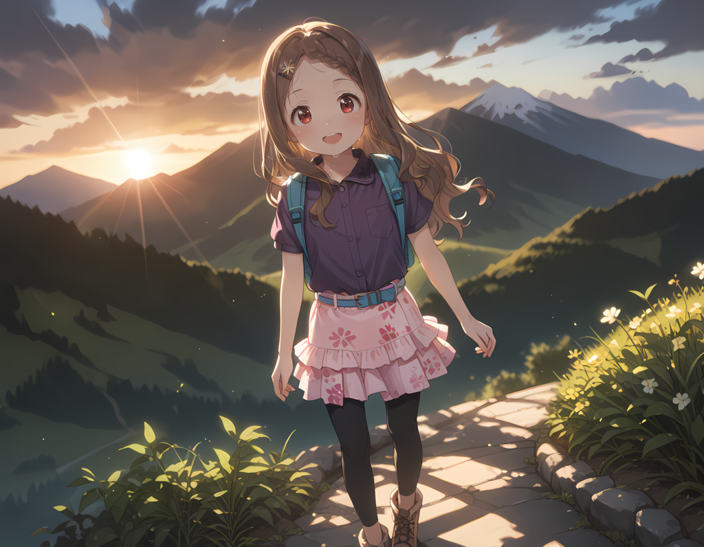 【ヤマノススメ】青羽ここな：頂きへの道程