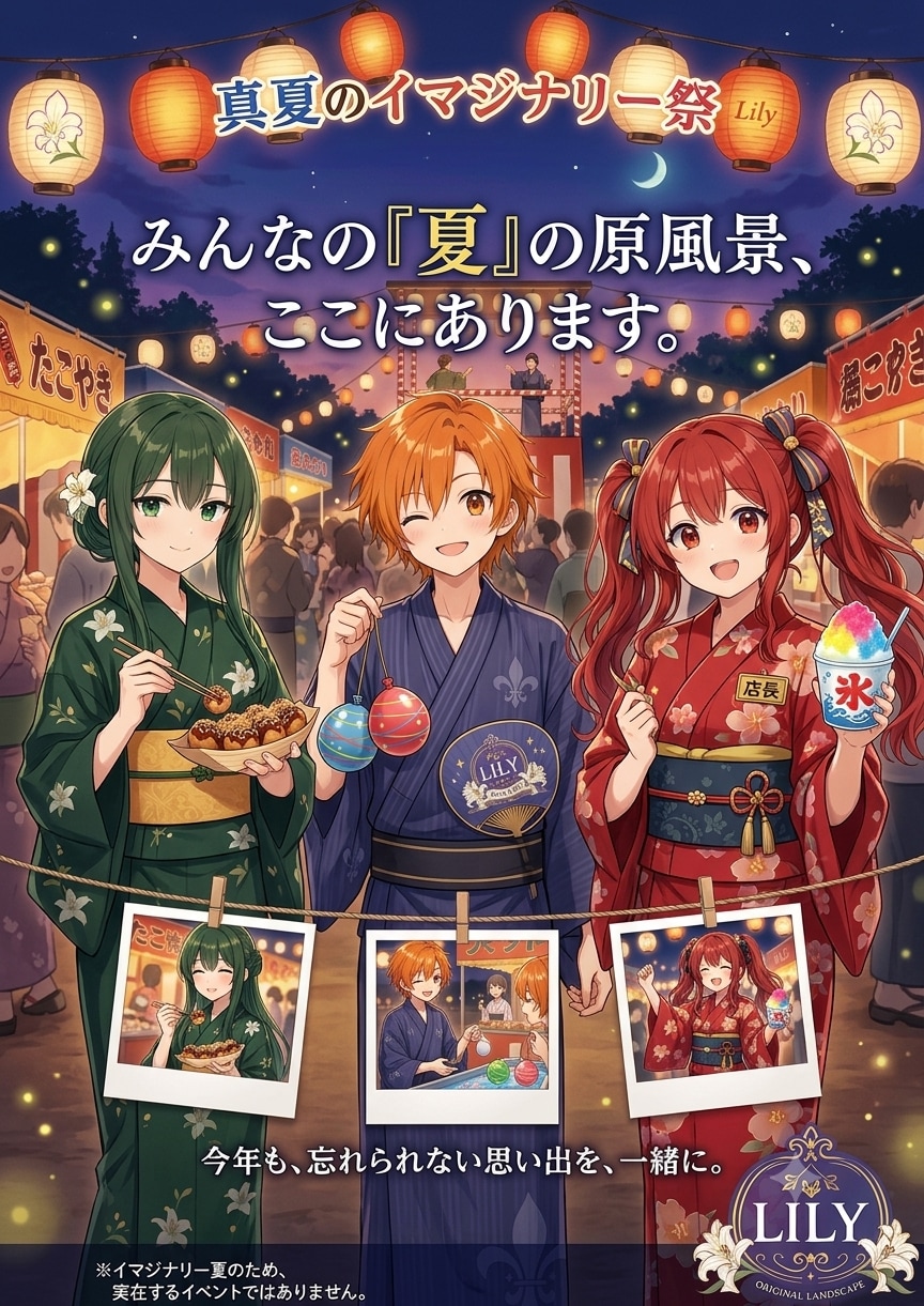 「リリィ」の夏模様、ひらり。