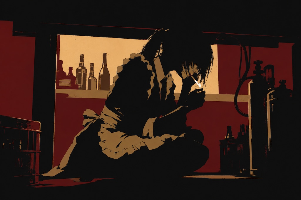 こっそり🚬🍺🥛