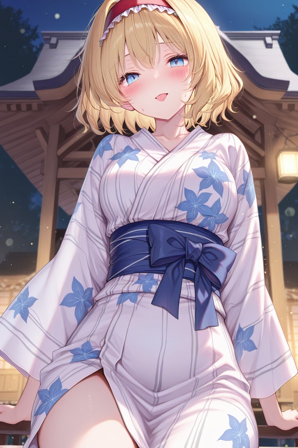 アリスと神社参拝