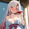 一緒に飲む？（百鬼あやめ） 4枚目