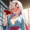 一緒に飲む？（百鬼あやめ） 2枚目