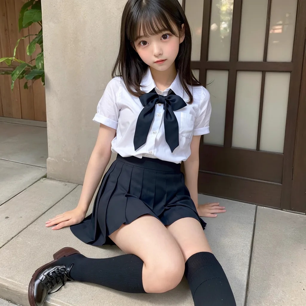 アイドル級にかわいい制服美少女AI