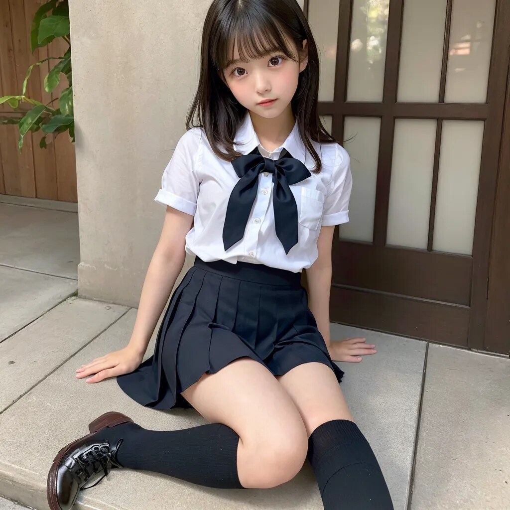 アイドル級にかわいい制服美少女AI