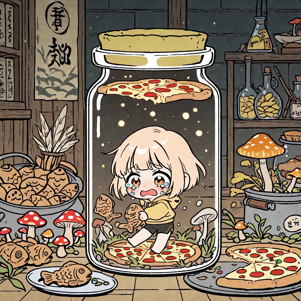 瓶の中の金髪ちゃん