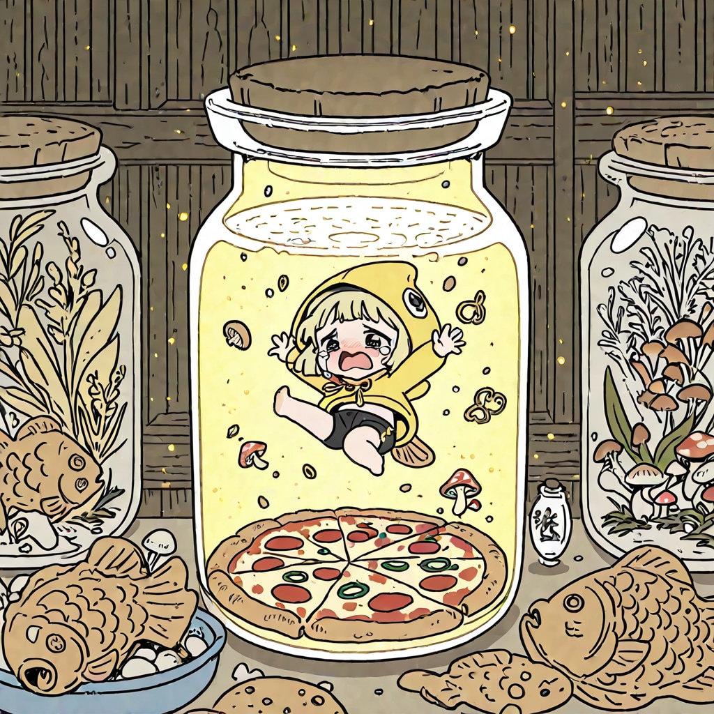 瓶の中の金髪ちゃん