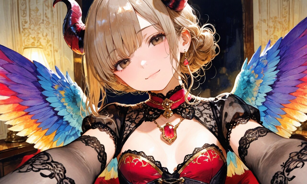 自撮りの悪魔 | の人気AIイラスト・グラビア