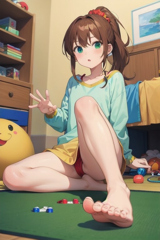 緑ポニテちゃん