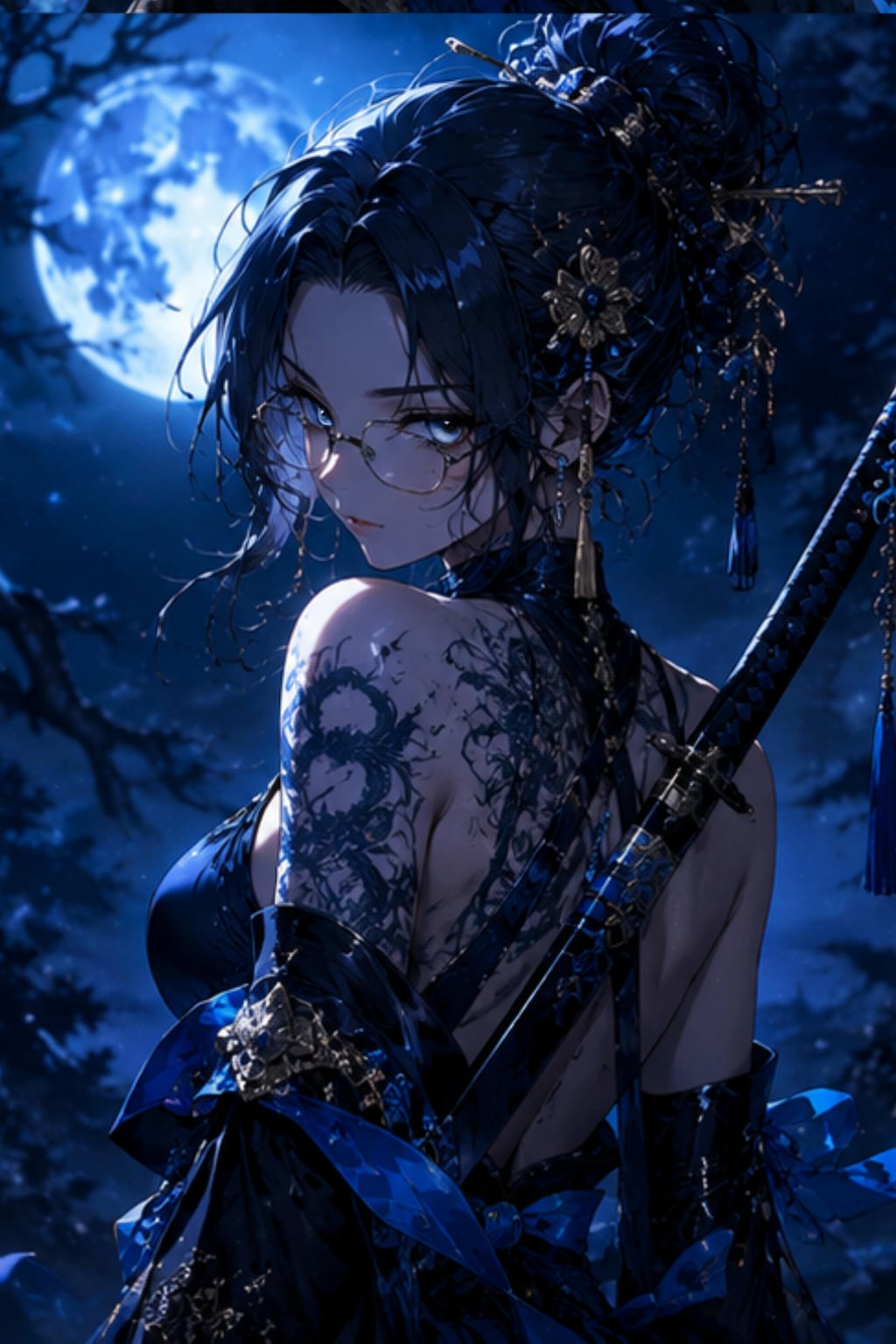 蒼月の剣士
