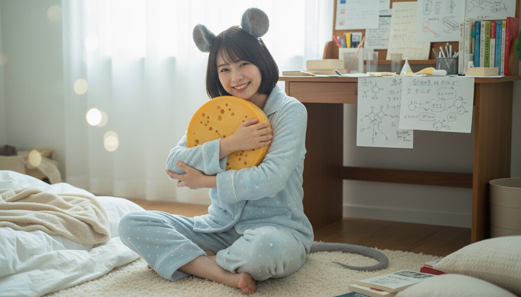 最高のチーズ構造学 #ねず耳にむチュウ