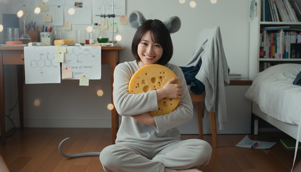 最高のチーズ構造学 #ねず耳にむチュウ