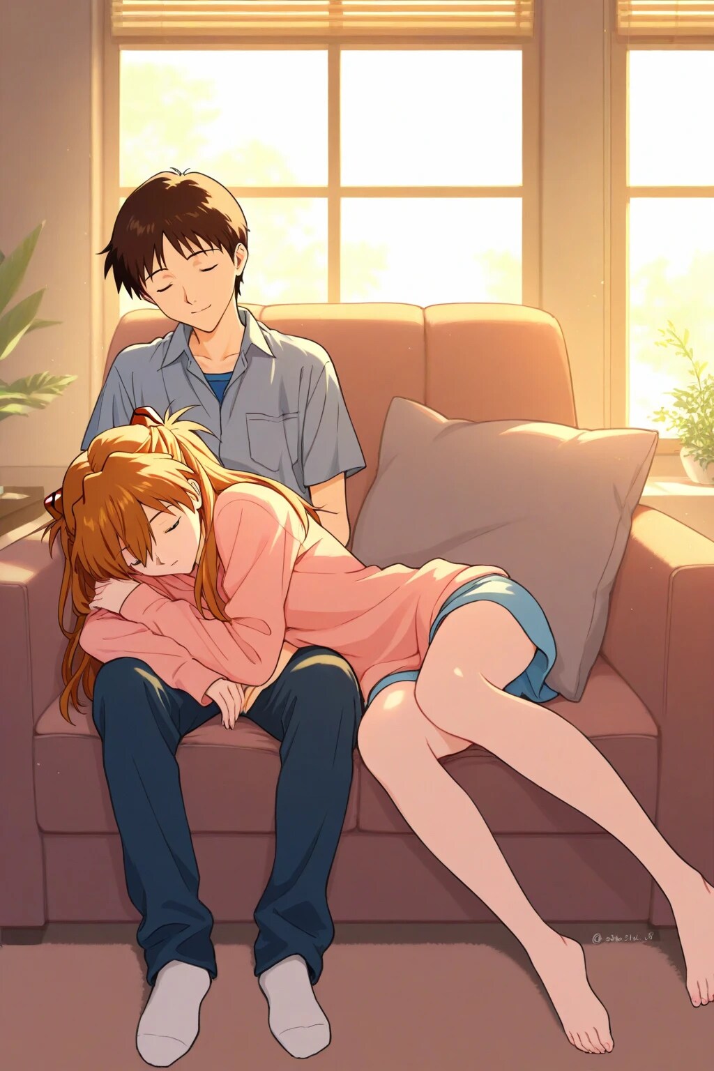 彼が起きるまでは…