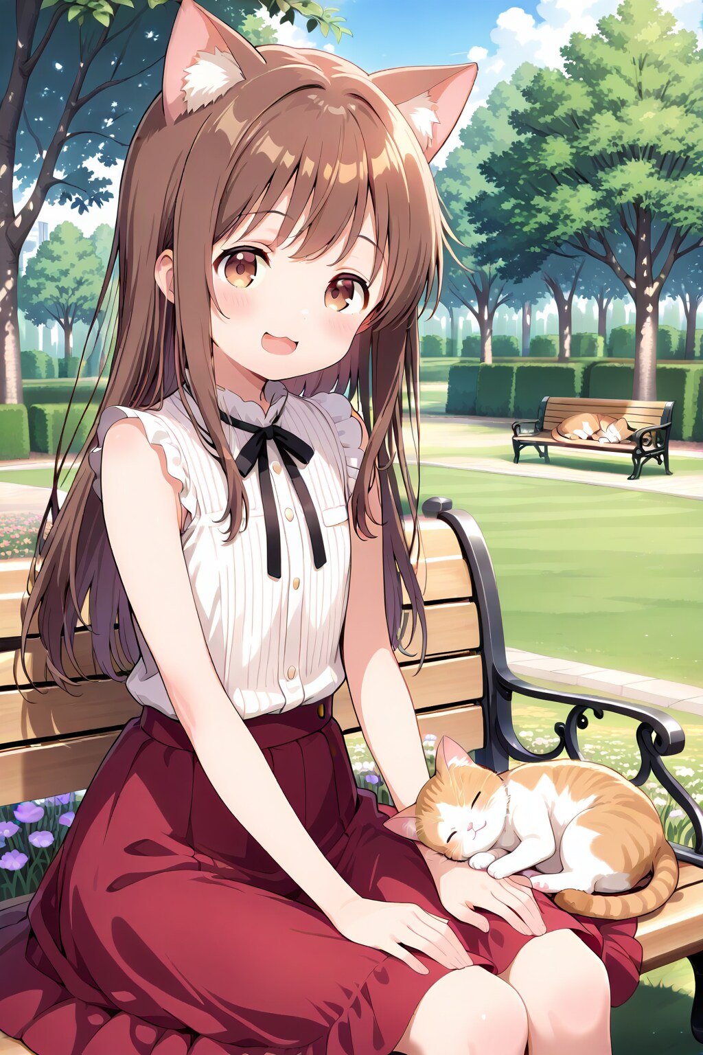 ネコ娘のちーちゃん🐈✨２４ | の人気AIイラスト・グラビア