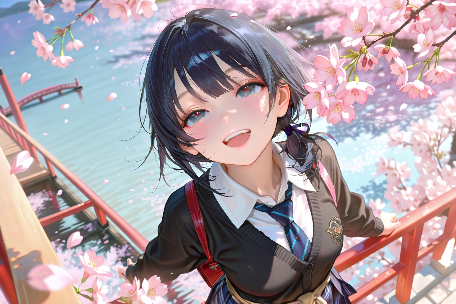 桜　　　制服204 | の人気AIイラスト・グラビア