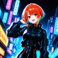 サイバーパンクな女の子 3枚目