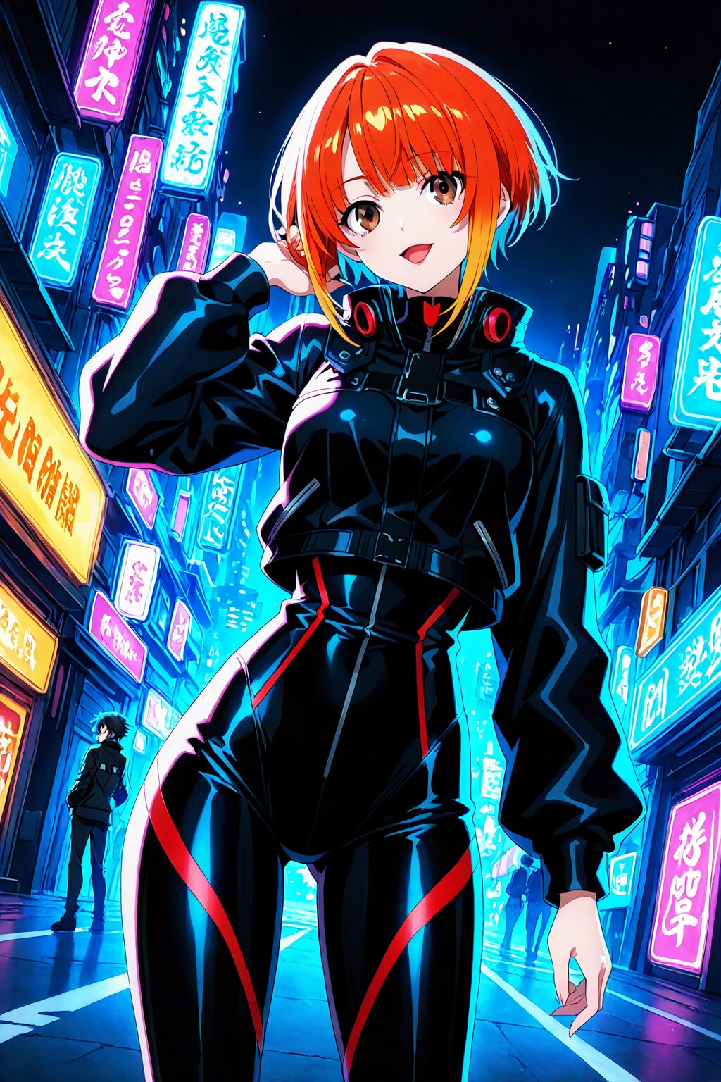 サイバーパンクな女の子