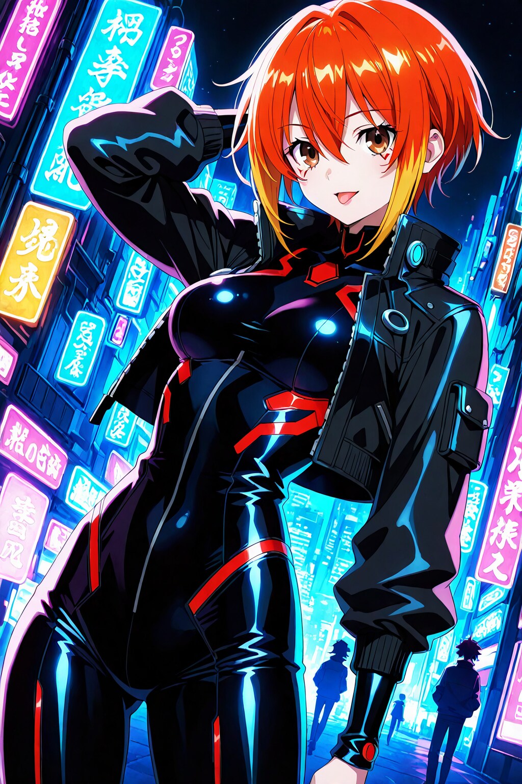 サイバーパンクな女の子