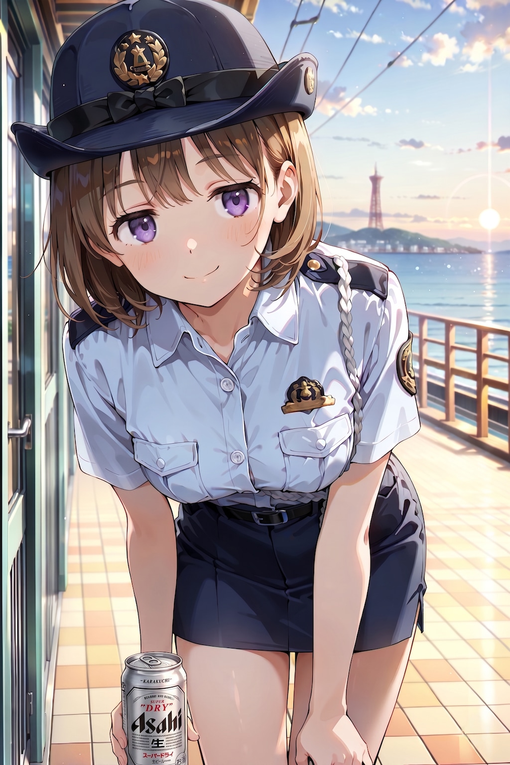 ジト目婦警さんとビール ～乾さつきのドライな日常～ Z522