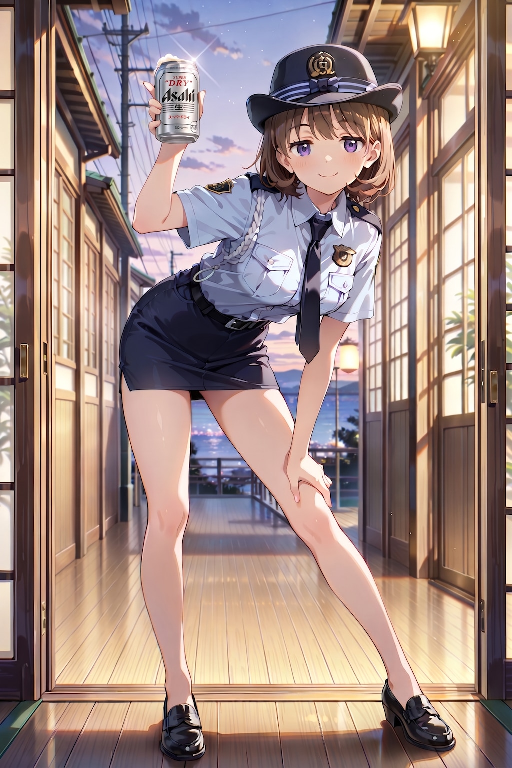 ジト目婦警さんとビール ～乾さつきのドライな日常～ Z522