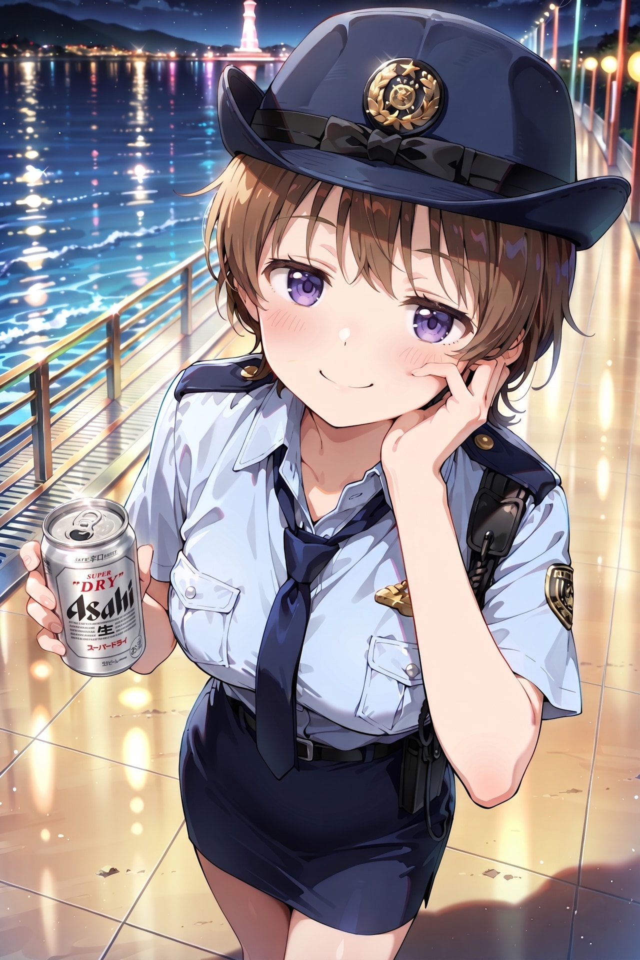 ジト目婦警さんとビール ～乾さつきのドライな日常～ Z522