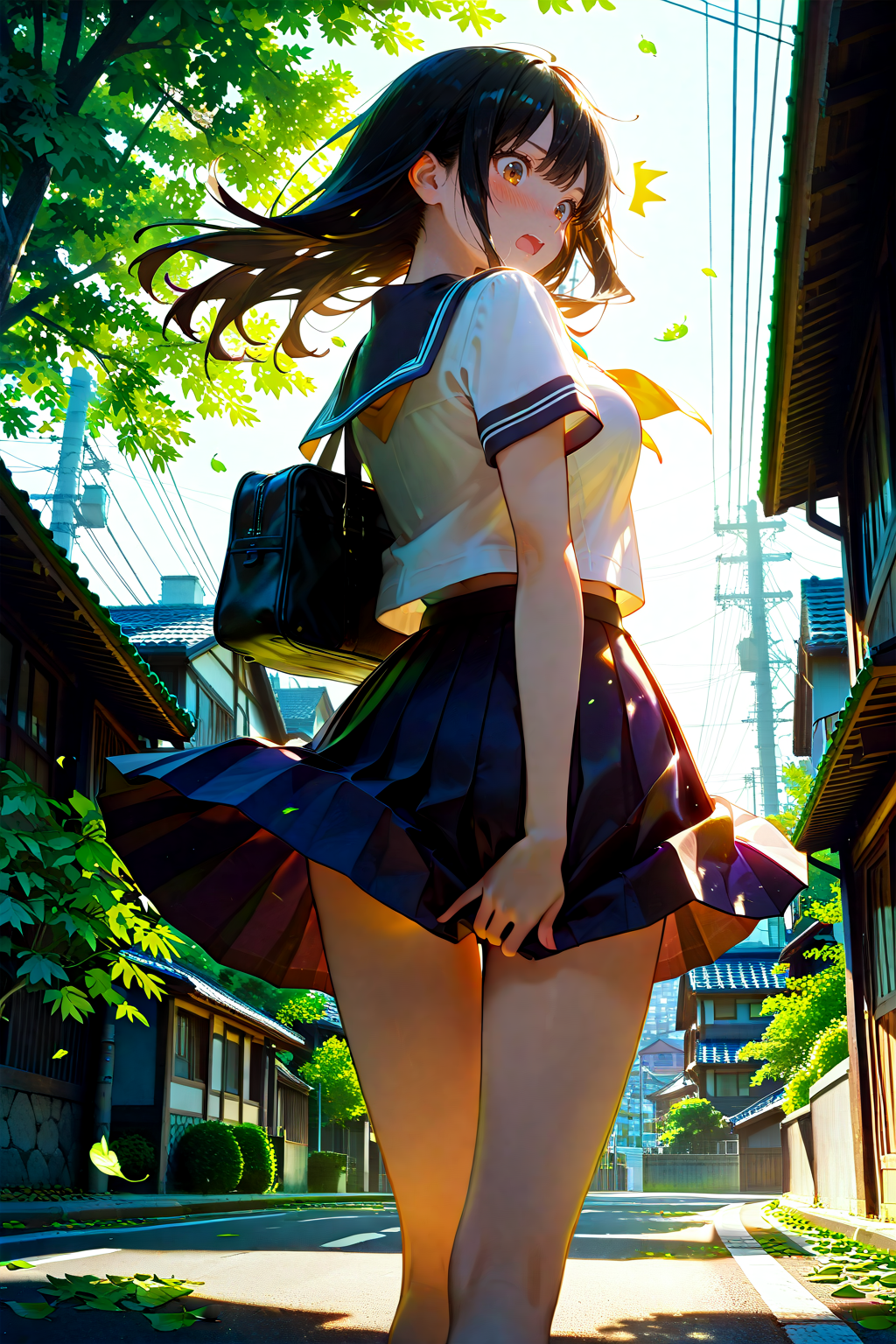 風のいたずら | の人気AIイラスト・グラビア