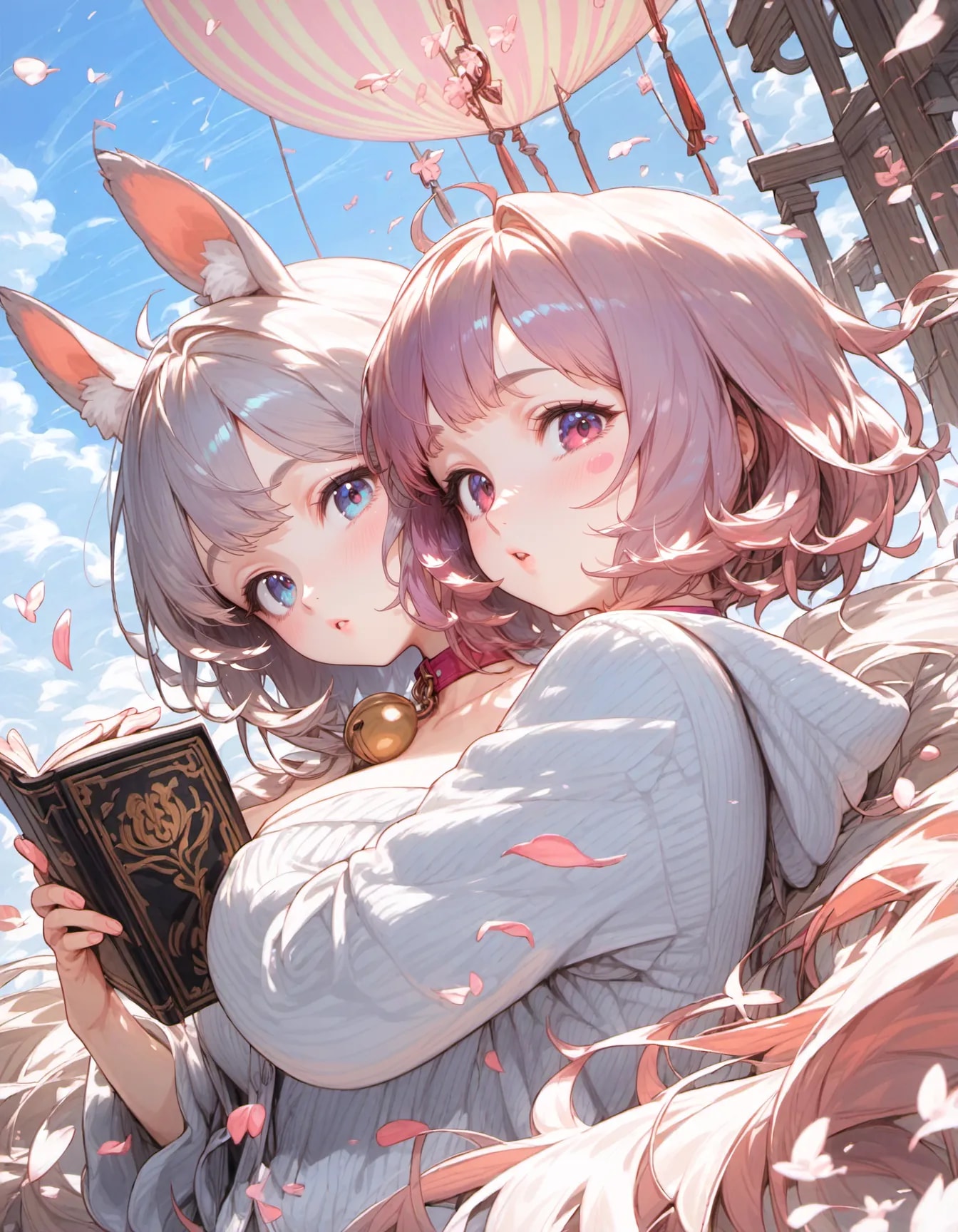 Two Hearts Above the Clouds