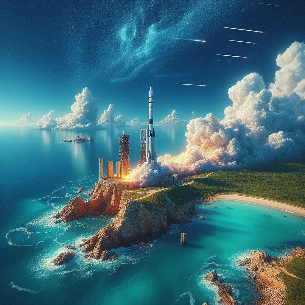 ロケットの発射基地