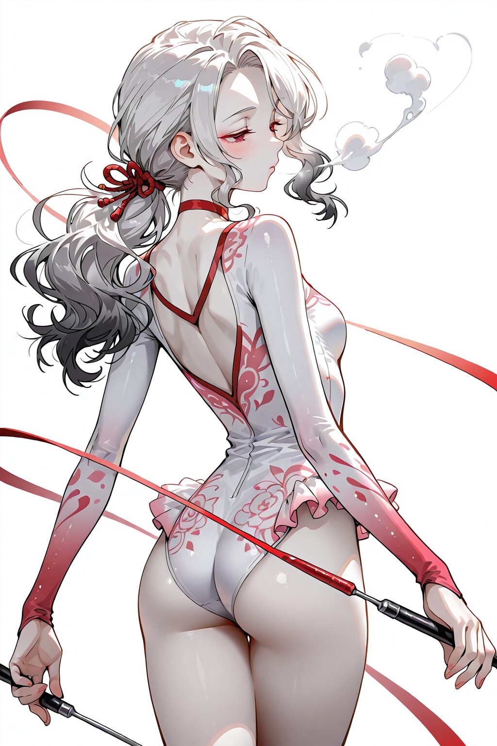 新体操白い人