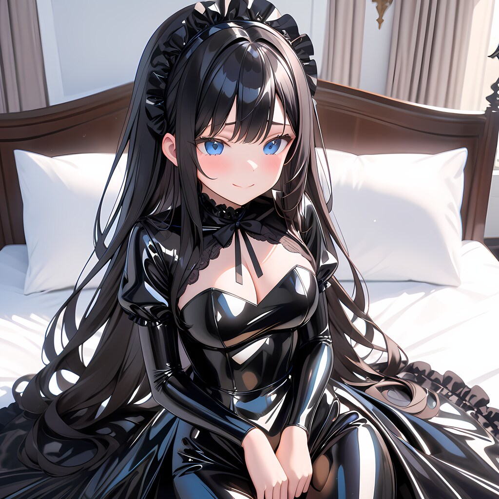黒エナメルゴスロリ若干露出あり