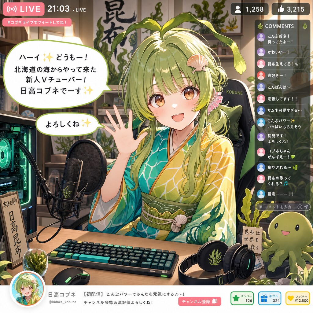 新人Ｖチューバーになりました！
