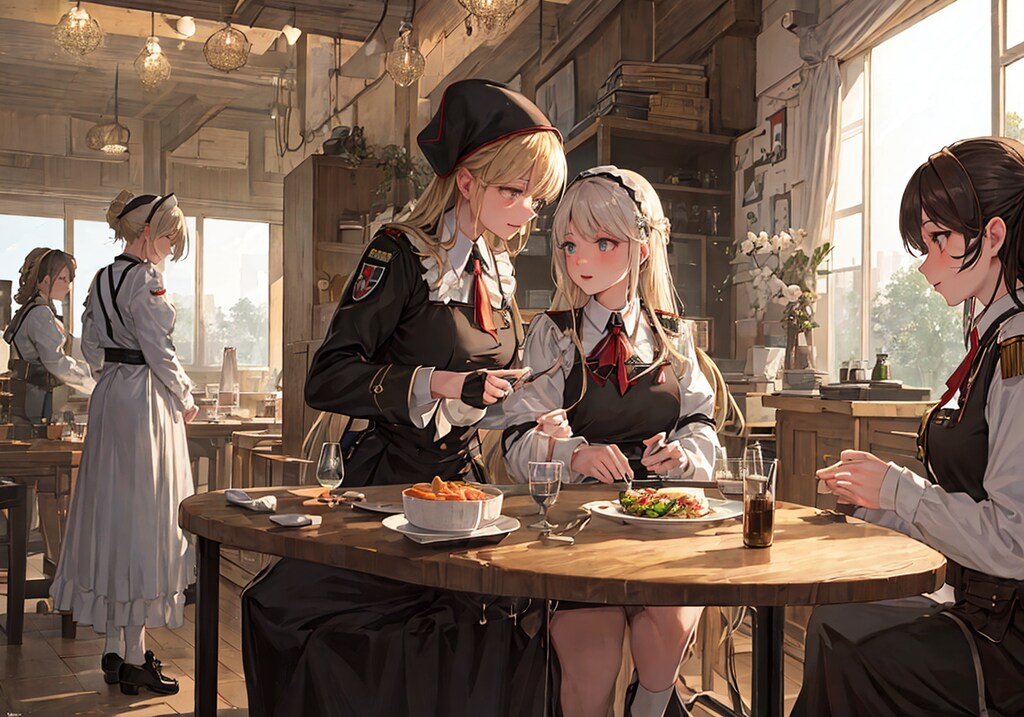 【10枚】メイド隊　休憩中！